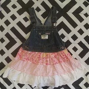 OshKosh girl overall dress 3T